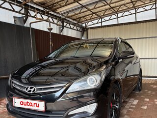 2015 Hyundai Solaris I Рестайлинг, чёрный, 1160000 рублей, вид 2