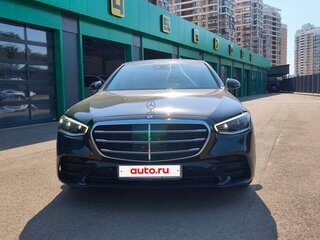 2021 Mercedes-Benz S-Класс 450 Long 4MATIC VII (W223), чёрный, 9000000 рублей, вид 2