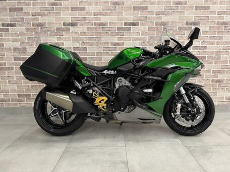 2021 Kawasaki Ninja H2 SX, зелёный, 1385000 рублей, вид 1