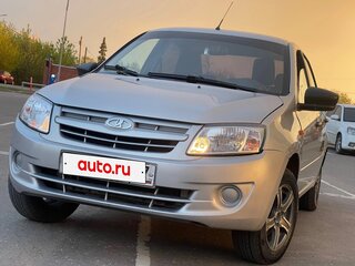 2016 Lada (ВАЗ) Granta I, серебристый, 370000 рублей, вид 2