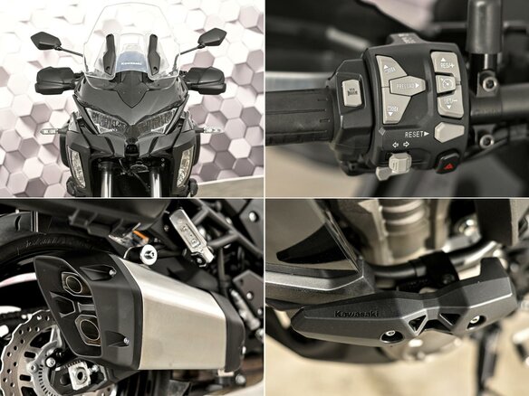2020 Kawasaki Versys 1000, серый - вид 9