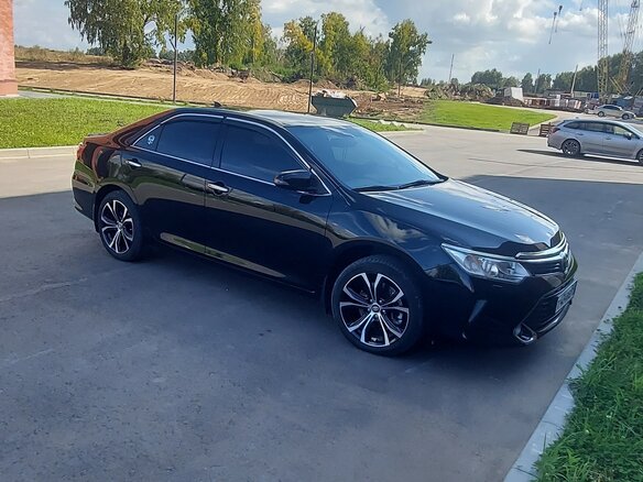 2016 Toyota Camry VII (XV50) Рестайлинг, чёрный, 2450000 рублей - вид 31