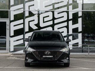 2021 Hyundai Solaris II Рестайлинг, чёрный, 1661500 рублей, вид 3
