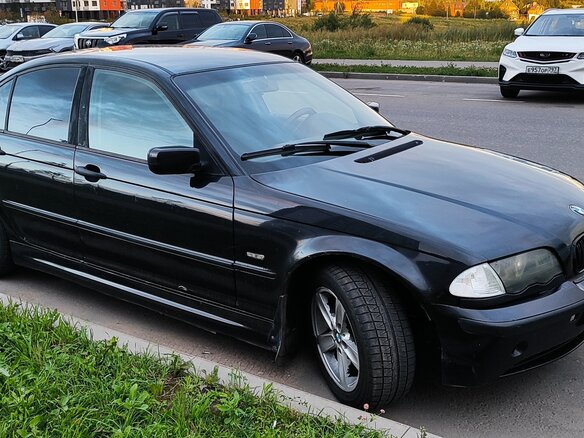 1999 BMW 3 серии 316i IV (E46), чёрный, 299000 рублей - вид 1