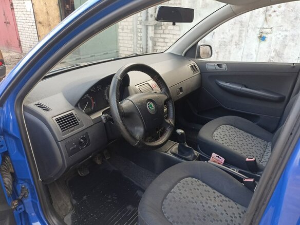 2007 Skoda Fabia I Рестайлинг, синий, 305000 рублей - вид 5