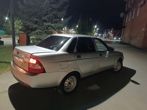 2010 Lada (ВАЗ) Priora I, серебристый, 220000 рублей - вид 6