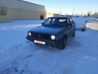 1990 Volkswagen Golf II, синий, 130000 рублей, вид 2