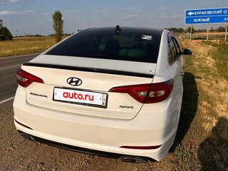 2015 Hyundai Sonata VII (LF), белый, 1400000 рублей, вид 5