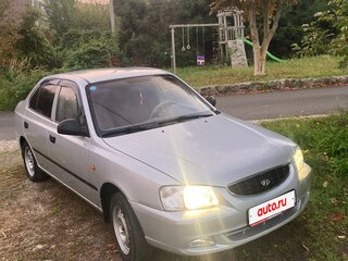2006 Hyundai Accent ТагАЗ II, серебристый, 300000 рублей, вид 3