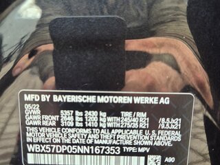 2022 BMW X3 30i xDrive III (G01) Рестайлинг, чёрный, 3900000 рублей, вид 5