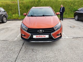 2019 Lada (ВАЗ) Vesta SW Cross I, оранжевый, 890000 рублей, вид 2