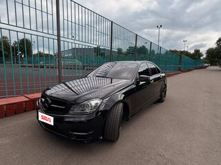 2012 Mercedes-Benz C-Класс 180 BlueEFFICIENCY III (W204) Рестайлинг, чёрный, 1450000 рублей, вид 2