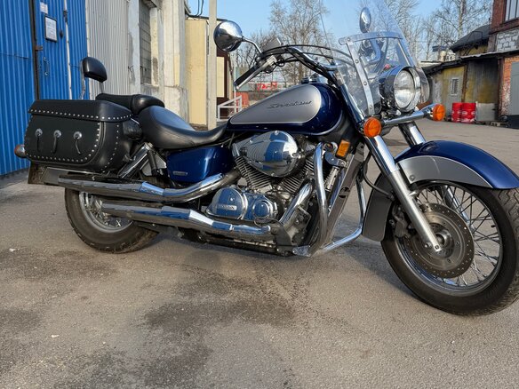 2009 Honda Shadow 750, синий - вид 4