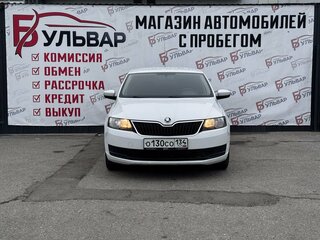 2019 Skoda Rapid I Рестайлинг, белый, 1220000 рублей, вид 2