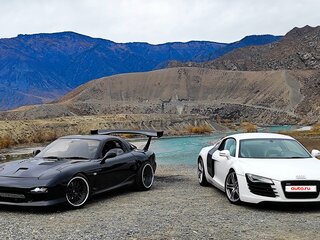 2007 Audi R8 V8 I (Typ 42), белый, 5700000 рублей, вид 4