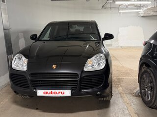 2006 Porsche Cayenne Turbo S I (955), чёрный, 1650000 рублей, вид 2