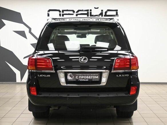 2008 Lexus LX 570 III, чёрный - вид 3