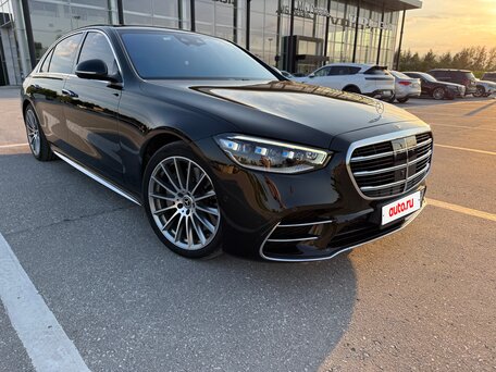 2021 Mercedes-Benz S-Класс 500 Long 4MATIC VII (W223), чёрный, 10300000 рублей, вид 4
