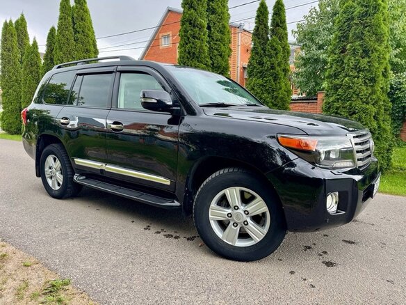 2013 Toyota Land Cruiser 200 Series Рестайлинг 1, чёрный, 3300000 рублей - вид 8
