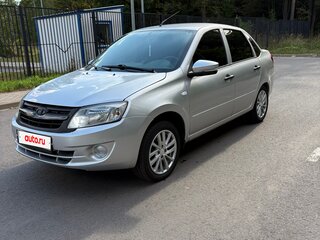 2013 Lada (ВАЗ) Granta I, серебристый, 420000 рублей, вид 1