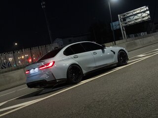 2021 BMW M3 Competition Package VI (G80), серебристый, 7500000 рублей, вид 4
