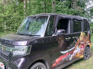 2017 Honda N-BOX II, фиолетовый, 870000 рублей, вид 4