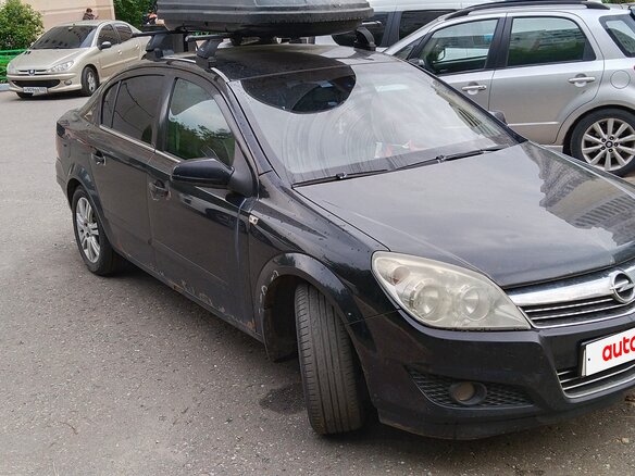 2008 Opel Astra H Рестайлинг, чёрный, 350000 рублей - вид 1