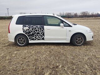 2001 Mazda Premacy I (CP), белый, 490000 рублей, вид 4
