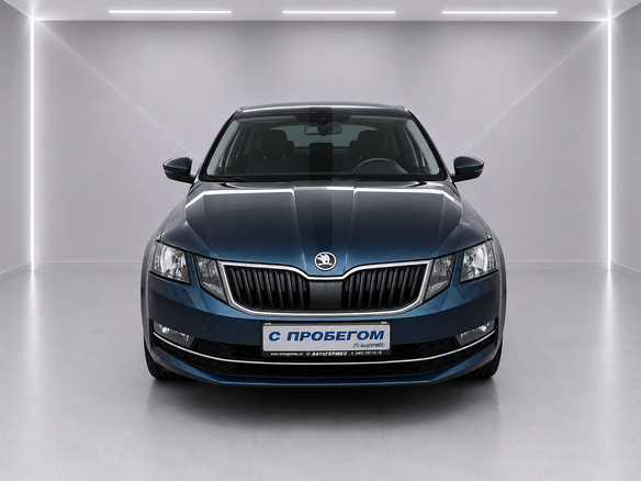2017 Skoda Octavia III (A7) Рестайлинг, синий, 1535000 рублей - вид 1