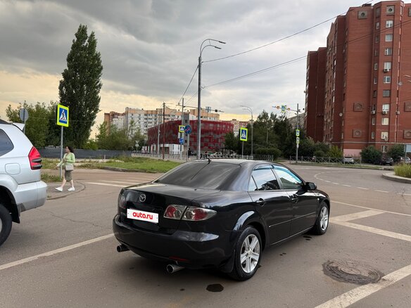 2007 Mazda 6 I (GG) Рестайлинг, чёрный - вид 4