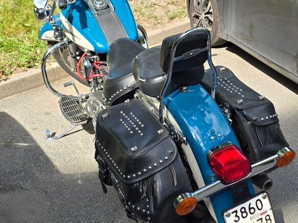 2000 Harley-Davidson Heritage, голубой, 590000 рублей - вид 10