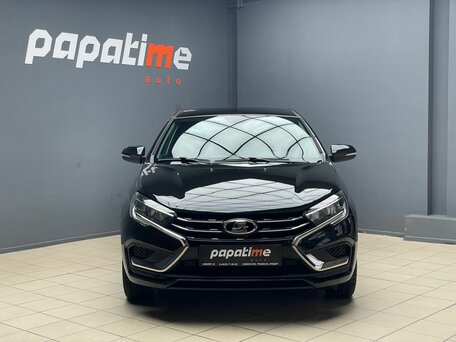 2025 Lada (ВАЗ) Vesta I Рестайлинг (NG), чёрный, 1450000 рублей, вид 2