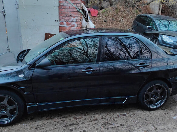 2002 Mitsubishi Lancer Evolution VII, чёрный, 1600000 рублей - вид 6