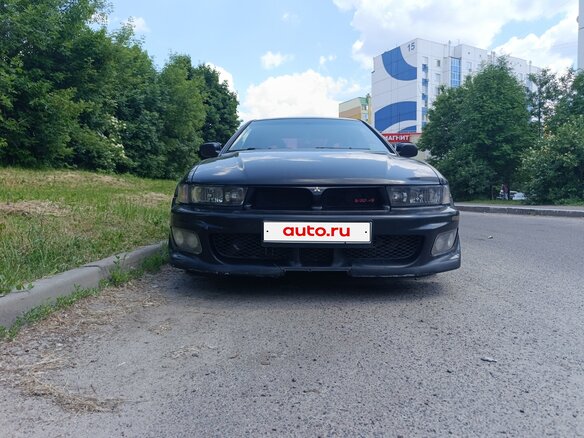 2002 Mitsubishi Galant VIII Рестайлинг, чёрный, 500000 рублей - вид 1