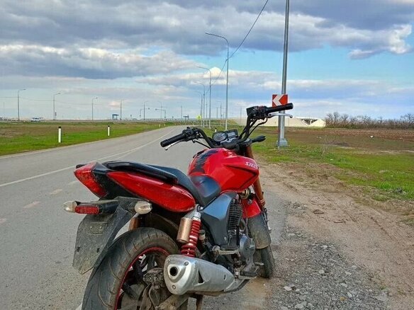2014 Stels Flame 200, красный, 90000 рублей - вид 5