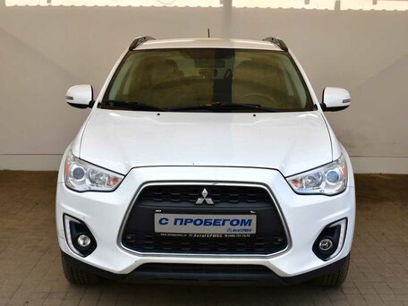 2014 Mitsubishi ASX I Рестайлинг, белый, 1100000 рублей, вид 2