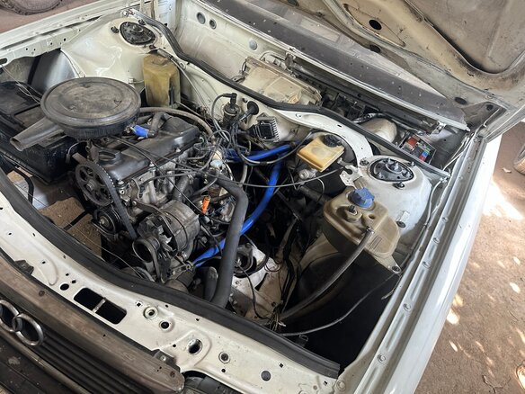 1986 Audi 100 III (C3), белый, 180000 рублей - вид 8