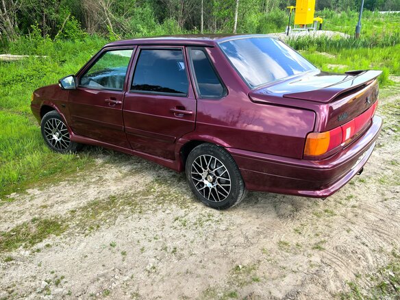 2005 Lada (ВАЗ) 2115, красный, 390000 рублей - вид 8