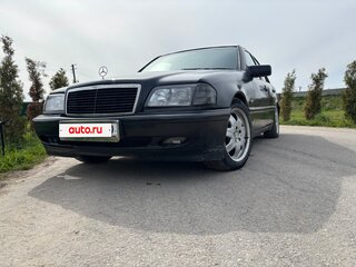 1999 Mercedes-Benz C-Класс 240 I (W202) Рестайлинг, синий, 250000 рублей, вид 1