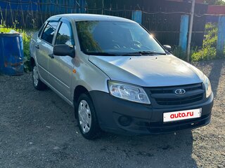 2012 Lada (ВАЗ) Granta I, серебристый, 180000 рублей, вид 3