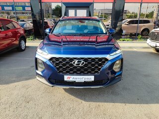 2019 Hyundai Santa Fe IV, синий, 2600000 рублей, вид 2