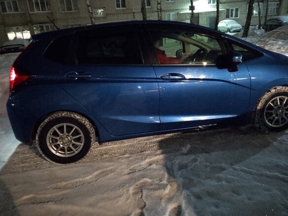 2015 Honda Fit III, синий, 700000 рублей - вид 1