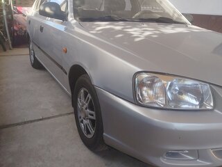 2008 Hyundai Accent ТагАЗ II, серебристый, 360000 рублей, вид 3