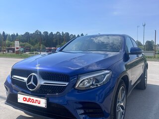 2018 Mercedes-Benz GLC 300 I (X253), синий, 3500000 рублей, вид 2