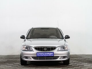 2007 Hyundai Accent ТагАЗ II, серебристый, 339000 рублей, вид 2
