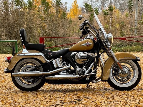 2017 Harley-Davidson Heritage, золотистый, 1290000 рублей, вид 4