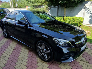 2020 Mercedes-Benz C-Класс 180 IV (W205) Рестайлинг, чёрный, 3300000 рублей, вид 3