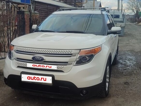 2013 Ford Explorer V, белый, 1400000 рублей - вид 1
