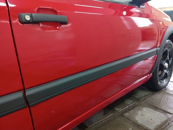 1992 Volkswagen Golf III, красный, 430000 рублей - вид 8