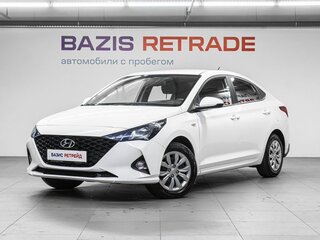 2021 Hyundai Solaris II Рестайлинг, белый, 1200000 рублей, вид 1